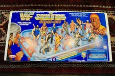 WWF SUPERSTARS SHOOT-OUT ICE HOCKEY GAME REMCO 1991 : NEW / OPEN BOX