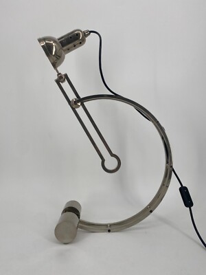 * 1v2 TISCHLAMPE AD11 ART DECO BAUHAUS CHARLES MARTIN 1928 WOKA VIENNA MESSING N