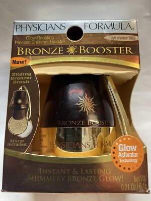 physicians formula light/medium 7083 bronze booster 0.2oz scuffed box
