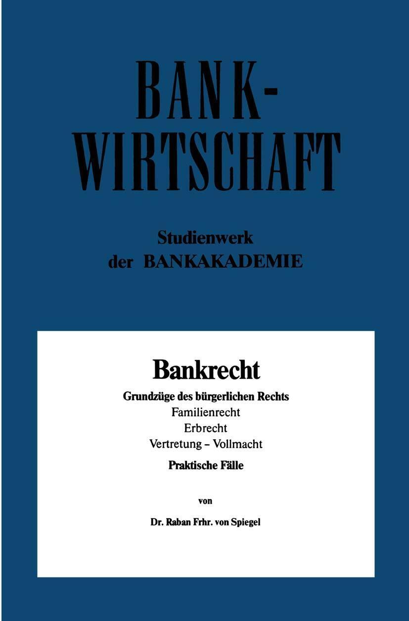 Bankrecht | Buch | 9783409013284