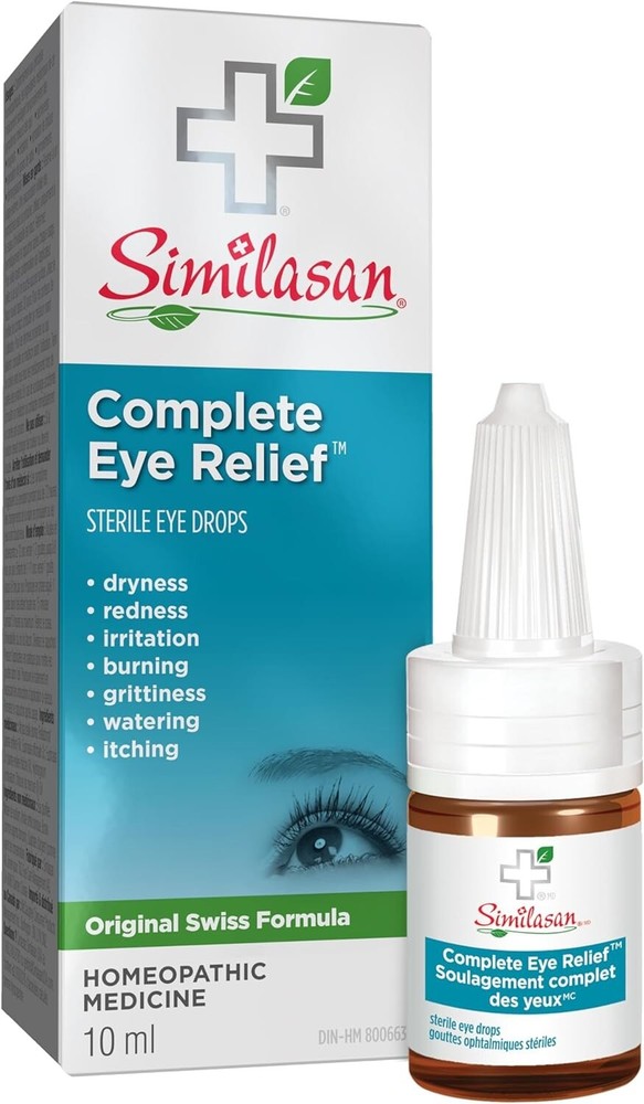 Similasan Complete Eye Relief Sterile Eye Drops 10ml FRESH STOCK, EXPIRY 06/2026