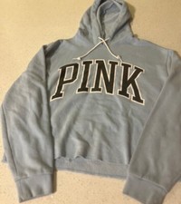 Womens medium Pink cropped hoodie