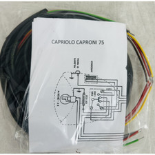 CAPRIOLO CAPRONI 75 CC ELEKTRISCHE ANLAGE MIT SCHEMA