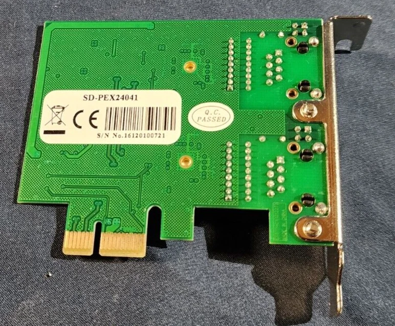 Syba SD-PEX24041 *Low Profile* Dual Port Gigabit NIC - Image 3 of 4