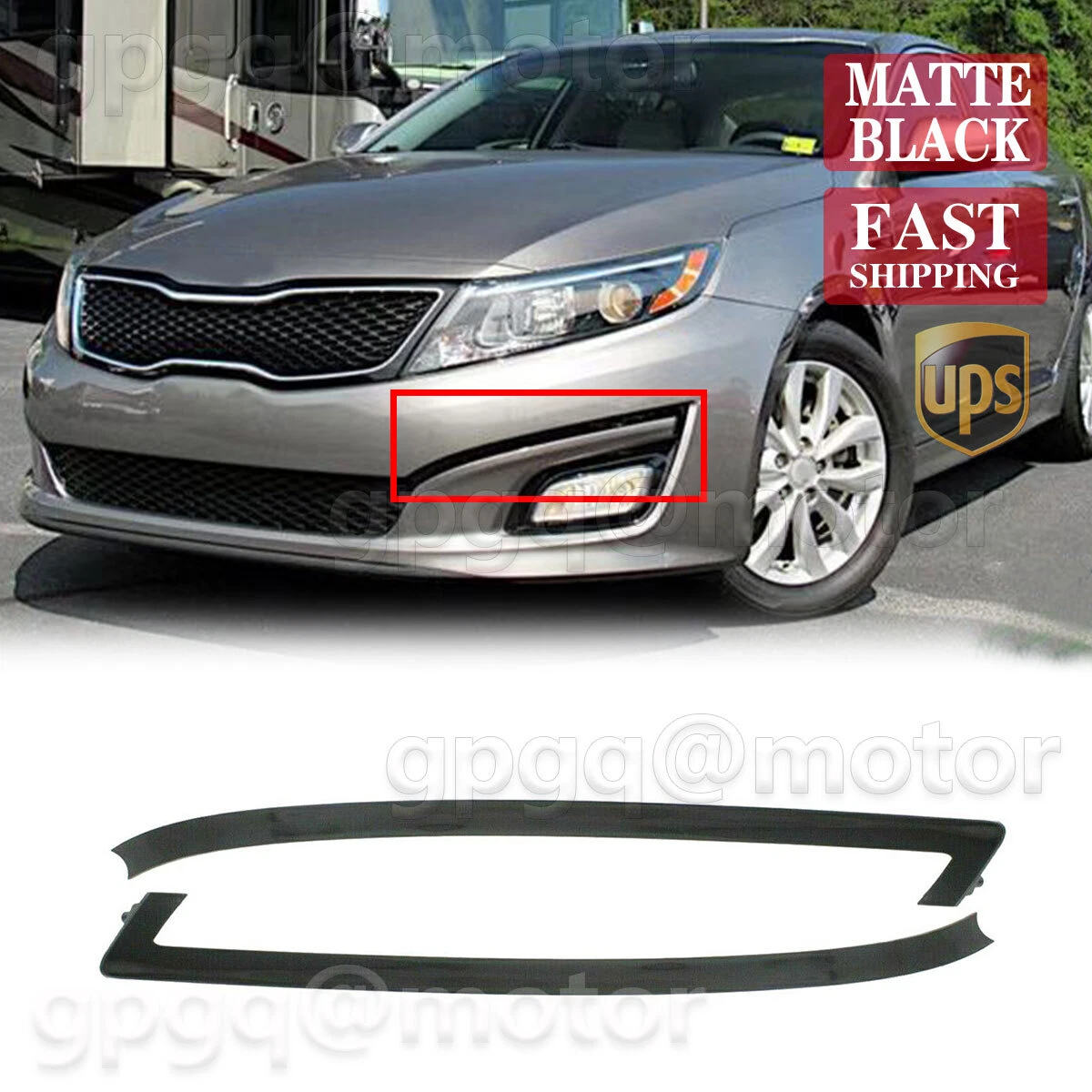 For Kia Optima 2014 2015 Front Bumper Molding Left Driver Right Passenger Side