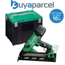 HiKOKI NT1865DAAW9Z 15Ga Brushless Angled Finishing Nailer 18V Cased Bare Unit