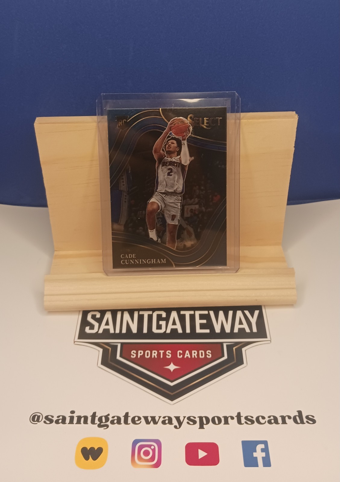 2021-22 Panini Select Courtside Cade Cunningham RC #288 Detroit Pistons Rookie