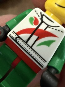 LEGO City 60053 Octan Race Car #1 w/ Driver Minifigure Near Complete