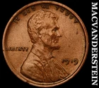 1919 Lincoln Wheat Cent- Scarce High Grade Luster No Reserve #J7243