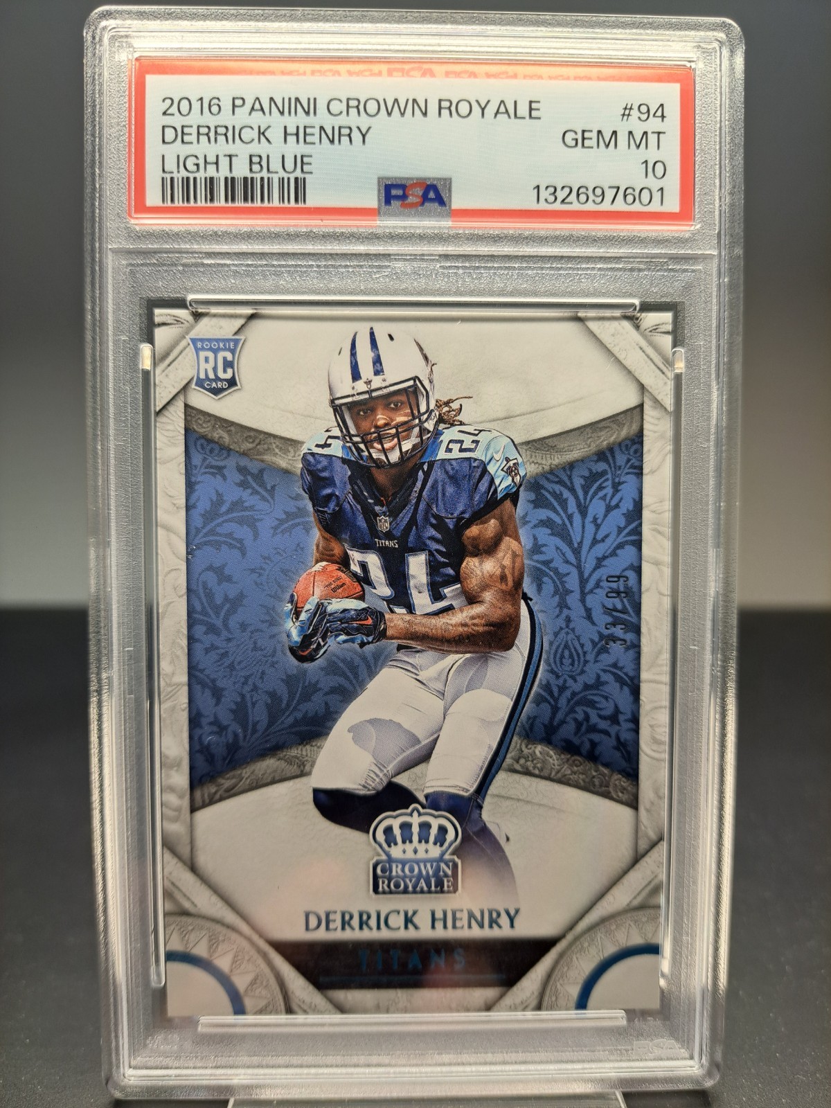 Derrick Henry Panini Crown Royale #94 Light Blue