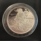 1994 Christmas Silver Round 1 Troy Ounce .999 Fine Silver