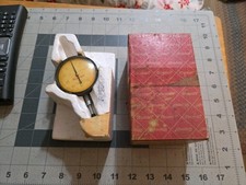  Vintage STARRETT No 25-141- S Dial Indicator .500" Range Used In Box