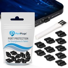 PortPlugs USB-C Dust Plugs - Easy Grip Design for iPhone, iPad  MacBook
