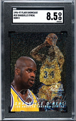 Shaquille O'Neal [Row 0] #10 1996 Flair Showcase card