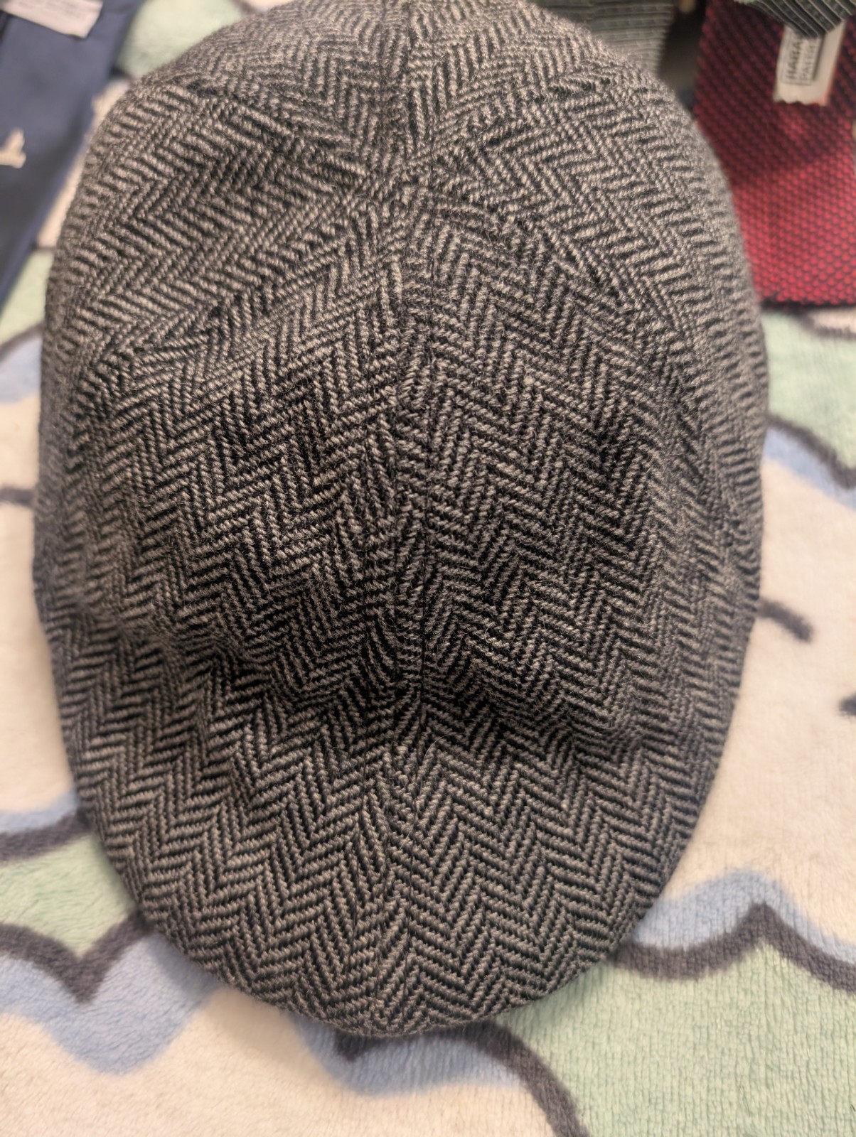 Flat Cap Men Wool Blend Small Medium Gray Apt.9 H… - image 1