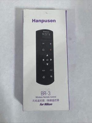 BR-3 Wireless Remote Control for Nikon Bluetooth Rechargeable Black USB-C New
