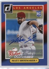 2014 Donruss The Rookies Box Set Signatures Series Matt Shoemaker #84 Auto uk2