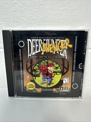 Deer Avenger PC/Mac CD-ROM SimonSchuster 1999 game for Windows 95/98