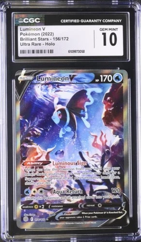Lumineon V (Alternate Full Art) 156/172 Swsh09: Brilliant Stars Holo