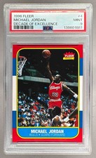 1996 Fleer 4 Michael Jordan Decade of Excellence PSA 9 138601881
