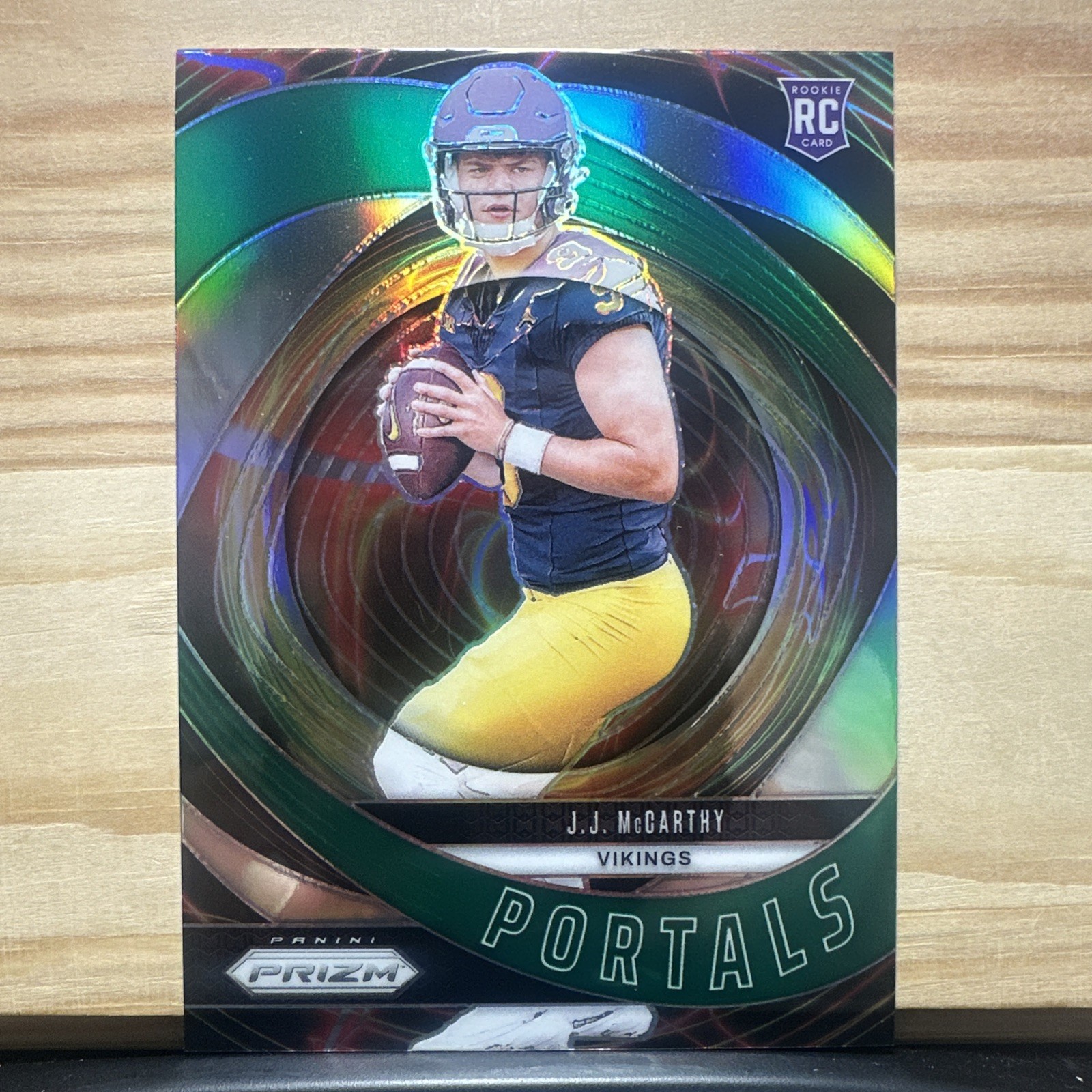 2024 Panini Prizm - Portals J.J. McCarthy #7 Silver  Prizm (RC)🔥