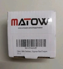 53mm Coffee Distributor and Tamper, Dual Head Leveler for Breville 54mm Portafil