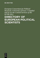 Directory Of European Political Scientists European Consortium For Political Res