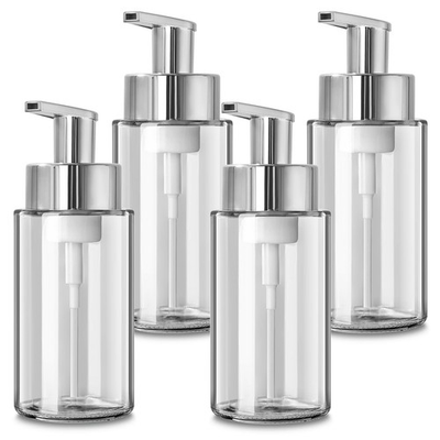 #ad #ad RYTOXILO Glass Soap Dispenser 10oz 300ml Foam Hand Dispenser 4 Pack Bathroom Kit $40.61