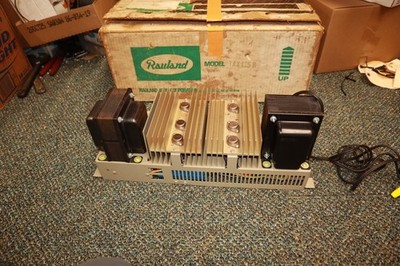 Clean Vintage Rauland Borg Amp Amplifier TAX125 A-A in Factory Box UNTESTED