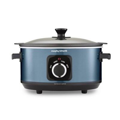 Morphy Richards Accents 3,5 l Anbraten & Eintopf Schongarer bruchsicher antihaftbeschichtet