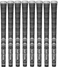 Golf Pride MCC Teams Black  Gray Midsize Grip - Set of 8 - The 1 Grip