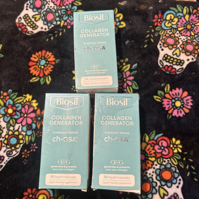 3 NIB Biosil Collagen Generator & Healthy Aging 30 Vegan Liquid Capsules 2/25