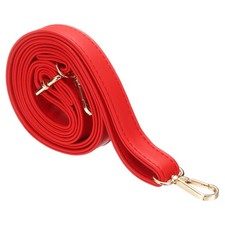Leather Purse Strap Replacement Crossbody, Adjustable Bag Strap, Red