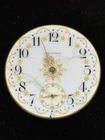 Fancy Dial Antique Waltham PS Bartlett 1883 Pocket Watch Movement 18s 17j Parts