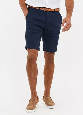 Abgewetzte Herren 'Conta' Shorts - Marineblau (FMN10-7)