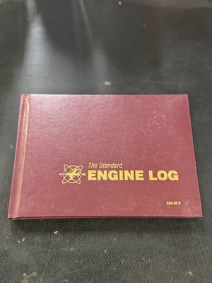 Aircraft Engine Log ASA-SE-2 Hard Cover