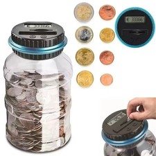 1PC Electronic Piggy Bank Counter Coin Digital LCD Counting Coin Money Saving Bo