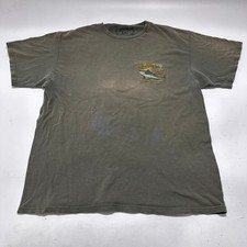 Fisherman T Shirt XL Hooked On You Fishing Charter We Book Em You Hook Em FLAW