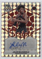 2023-24 Panini Mosaic Scripts Jalen McDaniels #MS-MCD Auto 5c2