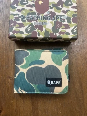 A Bathing Ape Green Wallets for Men for sale | eBay
