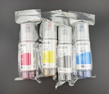 New Genuine 4-pk Epson 522 Ink Bottles ET-2720 ET-2800 ET-2803 ET-4700 ET-4800
