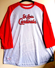 ST LOUIS CARDINALS MAJOR LEAGUE BASEBALL USA LONG SLEEVES T-SHIRT  SIZE XXL