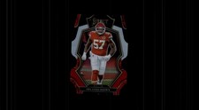 2022 Panini Select Orlando Brown #151 Black and Red Prizm Die Cut 30H