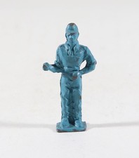 Barclay Manoil Type Lead Figure, Train Yard Worker, 1950s, Original Paint, Lead