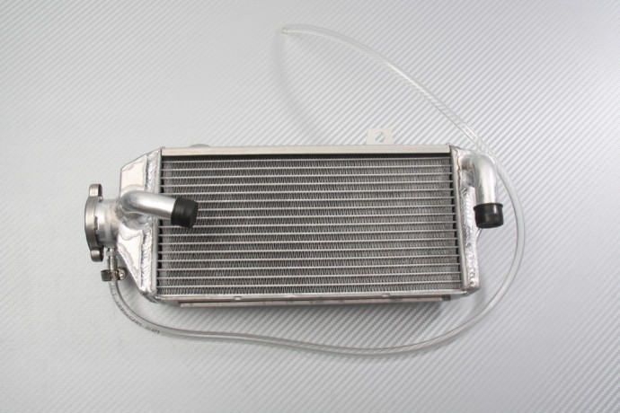 Radiateur d'eau droit aluminium KX450 SR idéal pour entraînement intensif