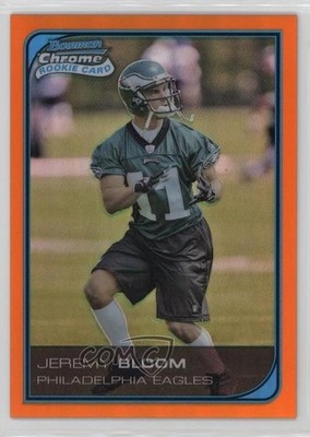 2006 Bowman Chrome Orange Refractor 25/25 Jeremy Bloom #69 Rookie RC 0rd2