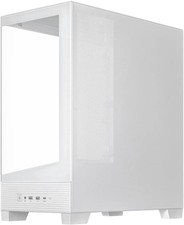 ASUS A31 White ATX Mid-Tower Gaming Case, Dual-sided tempered glass, Frameless D