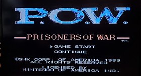 P.O.W. Prisoners of War w/ Manual and Sleeve Nintendo 1989 NES Retro Gaming