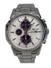 SEIKO Solar Watch WHT SLV