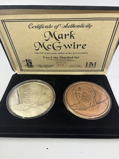 The Highland Mint Mark Migure Coin Set 1/2 Troy Lb. .999 F/S Coin & Copper Coin